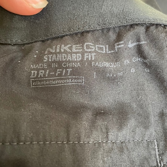 NIKE GOLF Pants Standard Fit Straight Leg Stretch Waist Black Active Pants Sz 36 - Picture 5 of 6